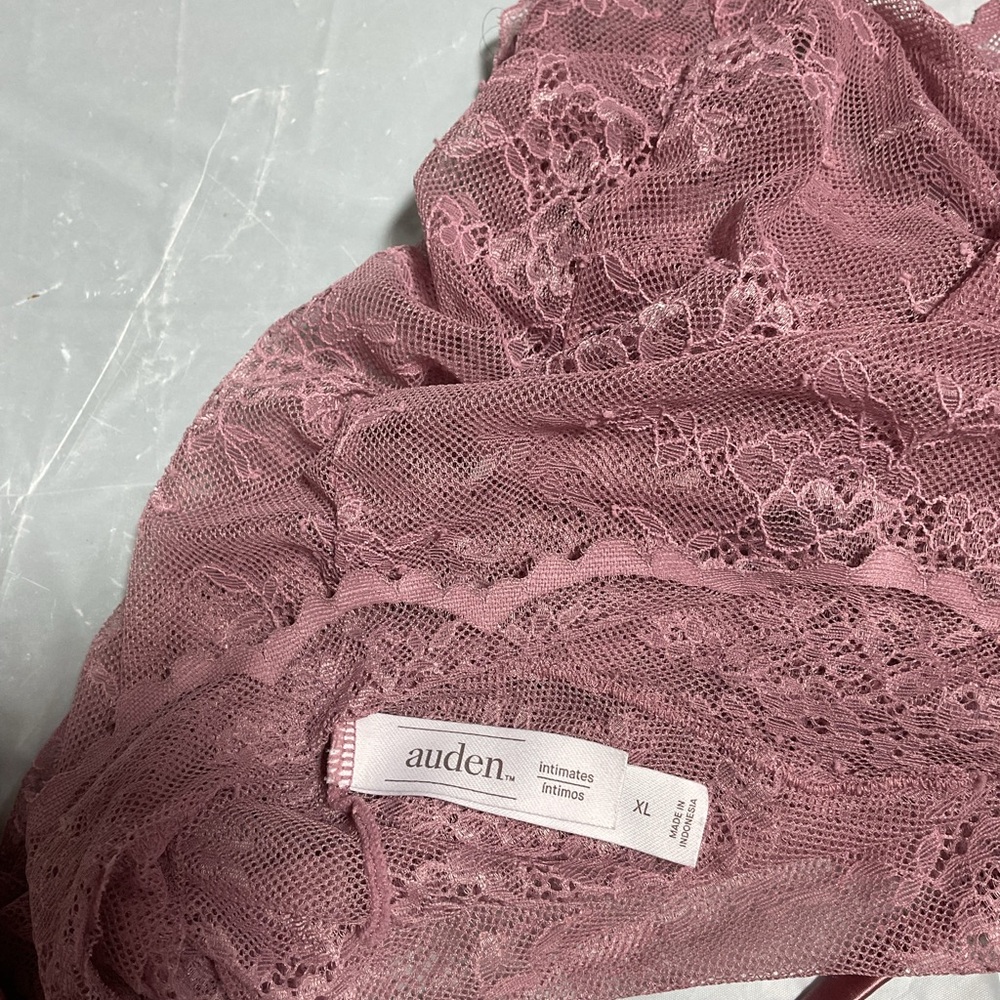 Auden Lace Chemise in Dusty Rose - Picture 4 of 6